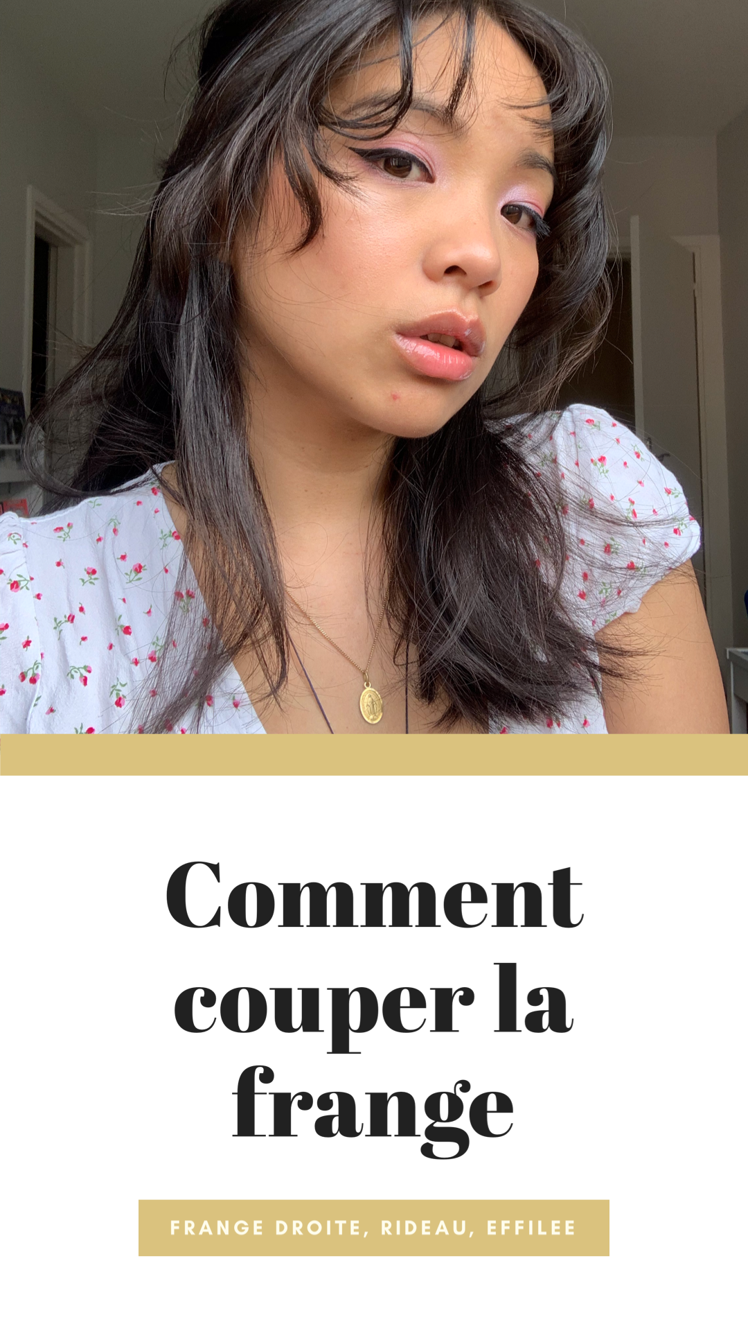 Comment couper une frange à la maison très simple et rapide Stéfy